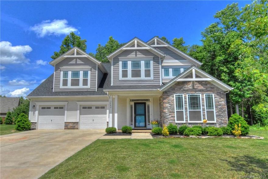 Beautiful Home!  On rare 1 acre lot! In a cul-de-sac! 9ft ceilings thru out, love the sliding barn door at office/dining room/flex space. Oversized breakfast area. Double oven, gas stovetop, Upgrade with builder is the 4ft bump out the entire back wall of house making great room and master larger than original plan. Extended patio, very private backyard. Garage floor has the epoxy finish, all downstairs has been freshly painted and light fixtures have been updated. Top of stairs is very open!