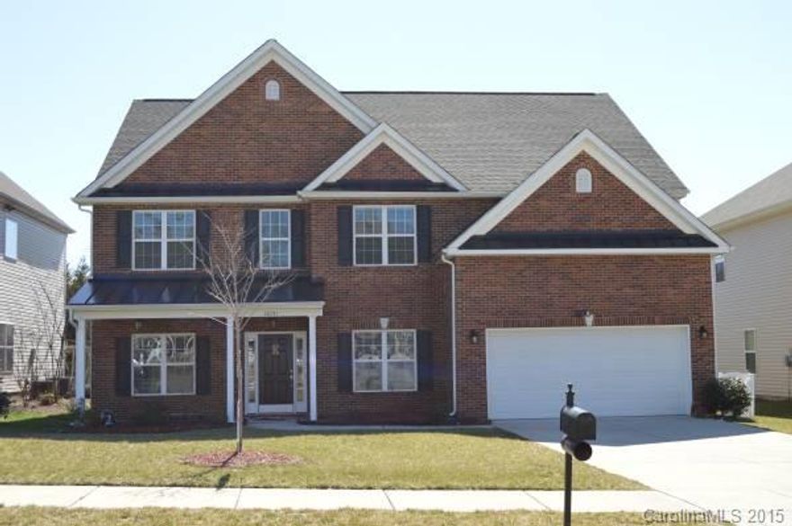 Huge house in fantastic Pelhem Pointe Concord neighborhood. 5/6 bedrooms & 3 full baths! 1st floor guest bed & full bath. Fully equipped gourmet kitchen w/ island, granite ctrs, SS appliances, double ovens. Spacious family room w/ fireplace. Formal dining room w/ picture frame moldings. Office w/ french doors. Master suite w/ fireplace, walk-in closet, full bath w/ dual sink vanities, separate shower & garden tub. 4+ bedrooms, bonus/rec room, full bath, laundry on 2nd flr. Playset in backyard.