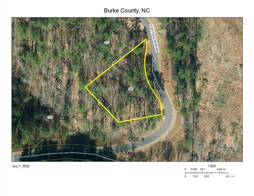 LAKE RHODHISS ESTATE! Your dream home will fit nicely on this 0.74-acre lot providing you with wonderful views and easy access to the lake. if you love kayaking & canoeing & boating this is a MUST SEE if you are looking for privacy. The community has private lake access with dock and boat slip and a mountaintop Pavillion for barbeques and clear nights for all your family gatherings Also has City water and sewer and it is Gated. Underground utilities Don't wait to get this property at a great price and start planning your dream today! Owner just had property semi-cleared with a wide walking path for an easier access.