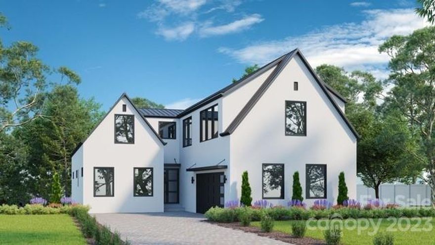 Exquisite New Home offers the Very Best of All Things – the beauty & serenity of an established & highly desirable community, the modern elegance of new construction, award winning schools, an abundance of shopping/entertainment minutes from Uptown Charlotte.  This beautifully crafted custom-built home is situated at the end of a cul de sac on a private 1.2 acre lot w/picturesque views. Enter the elegant foyer & find a gracious open floor plan w/exceptional features & finishes: a luxurious main level Primary Suite w/vaulted ceilings; Great Room open to a Covered Lanai; exquisite Gourmet Kitchen w/oversized island & enormous walk-in pantry; “flex” room to use as a living/dining room or study; 2nd office; & 1st laundry room. Upper level: Media Room w/wet bar; 3 large bedrooms; 2 full baths; & 2nd laundry room. And a basement level ideal for entertainment or as a 2nd living space w/2nd primary bedroom, bonus room & full kitchen. Plus a backyard perfectly sized for a pool & outdoor living.