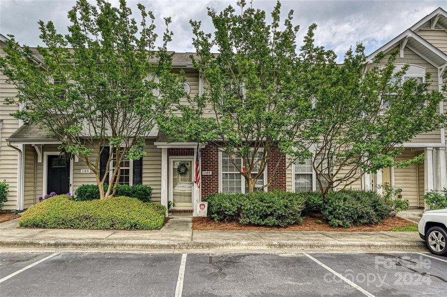 Attention Investors! This sweet Fort Mill Townhome at Waterstone is currently tenant occupied and lease runs through January 2025. Popular location just off Gold Hill Rd, this 2 Bedroom 2.5 Bath townhome features 9' Ceilings and decorative archways on the main level. The Kitchen overlooks the Great Room that features a gas fireplace. The primary Suite features Cathedral Ceiling, Walk-in Closet and Private Bath. Laundry is located adjacent to the primary suite. Sale includes all Appliances including Refrigerator, Washer & Dryer. Enclosed rear garden has stepping stones, grassy area and outdoor storage closet. Beautiful pool amenity in the community! Owner has never occupied this home. Sale is for the home in As-Is Condition and is priced $10K-$15K below comps to accomodate needed improvements. Tenant is interested in extending lease.