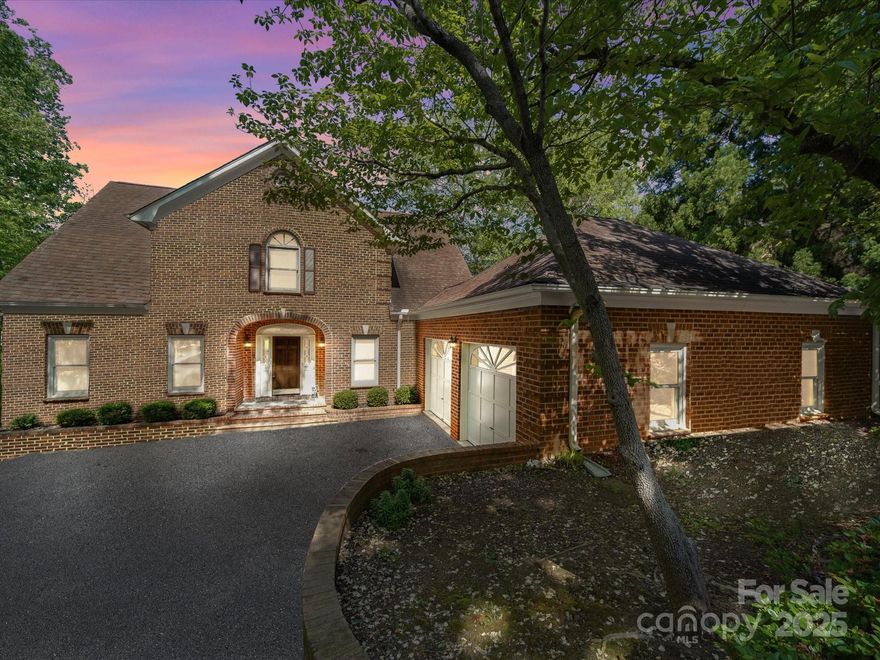 Beautiful custom home in the gated Cramer Mountain neighborhood feels like a mountain top experience!  The first impression won't disappoint with a 2-story great room with floor to ceiling stone fireplace flanked by French doors and wall of windows.  The views are amazing! You're overlooking the pond, the creek and big views of the 16th fairway at Cramer Mountain Club, but this is just the prelude to the breathtaking sunsets you'll enjoy from the expansive back deck!  The kitchen has warm wood cabinets, granite countertops, a pantry and dining area with custom wood ceiling.  The primary suite is on the main level with walk in closet.  Main level office also has an elevator to the lower level. Rec room on the lower level, a big screen porch and room to entertain will make this a natural place to hang out.  3 More bedrooms on the upper level finish out this very special property.