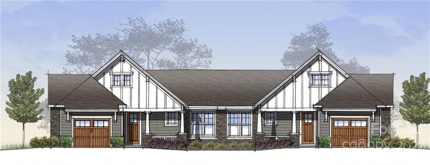 Ecusta Crossing is a new development of 56 attached, single-level 2-bedroom, 2-bath homes starting in the $350s in the beautiful Blue Ridge Mountains. Located adjacent to Shaws Creek and the Ecusta hiking and biking trail, you will enjoy living within a community filled with streams, shared green spaces and, of course, the Ecusta Trail right in your backyard. These are ranch-style homes with modern open floor plans that include landscaping, trash pickup and snow removal for a modest HOA fee. Exteriors are clad with rugged fiber-cement and stone veneer siding. Roofs are high-quality, long-lasting Architectural shingles. Inside, the flooring is engineered hardwood, tile and carpeting standard in BRs. The living room features a natural gas fireplace. All kitchen cabinets are solid wood with your choice of finishes. Kitchen countertops are your choice of granite or quartz. Kitchen appliances are energy efficient. Natural gas water heater and hot air furnace, central A/C. Don't miss it!