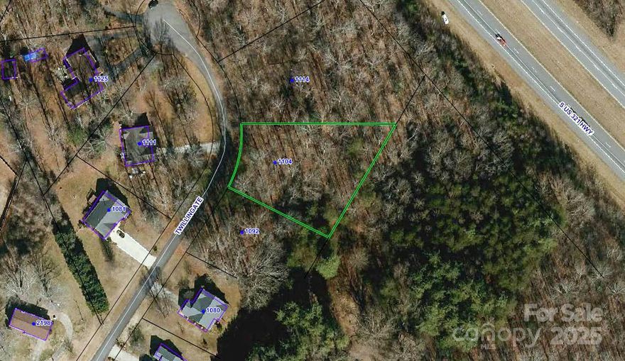 Don't miss out on this 0.64 acre parcel--LOT #4 (1104 Twllingate) in a nice, small subdivision in Mt. View.  Located on a cul-de-sac street with 1 way in/out of subdiv.  City water at street (buyer must pay to tap on--contact City of Hickory Utilities 828.323.7424).  Price for water tap (as of 2/25) for City of Hickory (outside city limits) is $4065.  A septic system is required to be installed by the buyer (contact Catawba County Environmental Health at 828.465.8270).  Privately maintained roads. A single-story home must not contain LESS than 1300 heated sqft AND a 2-story home must have 1600 or more of heated sqft.  Hwy 321 behind the subdivision. See RESTRICTIONS for other building/lot requirements.  There are not a lot of good building lots left--great opportunity! Convenient location to Mt. View, Hickory, Hwy 321, I-40 and not too far from Hwy 10. Sellers are heirs to the original owner/developer and know nothing about the property.