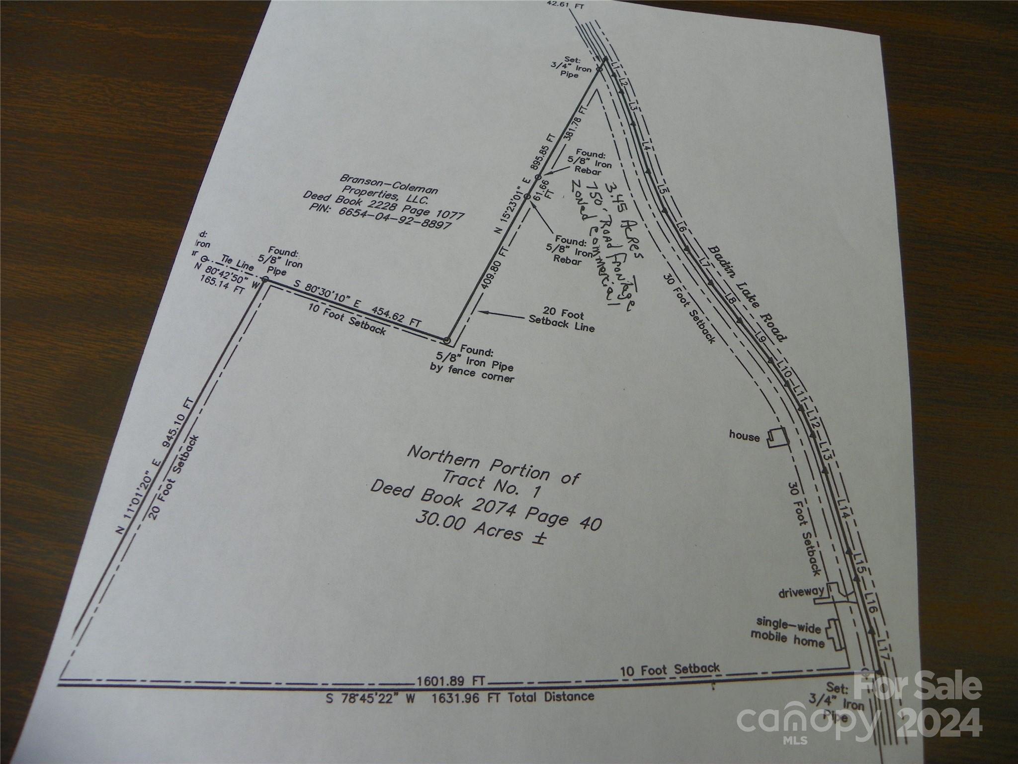 444 Badin Lake Road