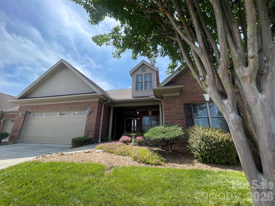 Abingdon Glen Village is ideally located in the heart of Hickory in walking distance to Publix Grocery and less than a 10-minute drive to Valley Hills Mall. The property is in Hickory’s Viewmont District only a mile north of Lenoir Rhyne University. This 55+, one level, barrier free, gated community is unique in the Hickory Metro area. The two-car garage Devonshire floor plan home is built with accessibility in mind. Entrances are step free, the primary bath has a walk-in shower, toilets are comfort height, doors are equipped with lever handles, and all thru doorways are 32” to 36” wide. At the same time, this home is beautifully finished with solid surface kitchen counter tops, luxury vinyl plank flooring in the kitchen, molding upgrades, a vented gas fireplace, and custom bookshelves.  Outdoor spaces to be enjoyed include a brick paver covered front porch, a lovely three season enclosed sunroom, and a brick paver patio in the private back yard.  This home has 3 bedrooms and two full baths on the main floor and offers a guest suite with a full bath and kitchenette on the upper level. Any of the four bedrooms could easily serve as a home office as well. The well-appointed clubhouse is the centerpiece of the Abingdon Glen Village neighborhood and the location of much community activity. It offers a library, a catering kitchen, a fitness center, a heated outdoor pool, and an assembly room designed to accommodate up to 100 people. Come meet friends for breakfast, join-in on a line dance class, or learn to play mahjong with some of the best teachers.  The Village Office is professionally staffed during published business hours by Abingdon Housing Services. You’ll love calling Abingdon Glen Village home!