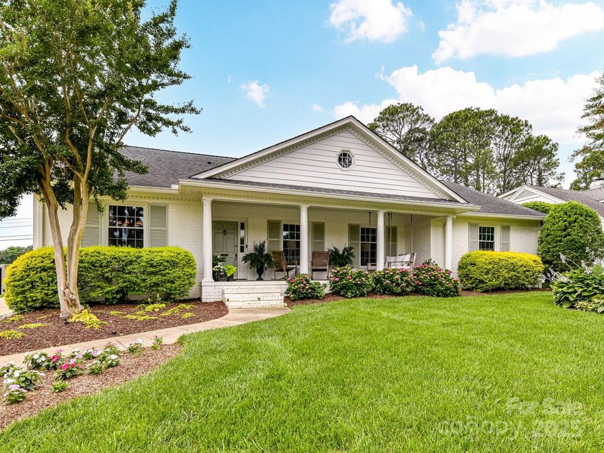 This elegant 4-bedroom home offers sweeping views of Myers Park Country Club, blending classic charm with modern comfort. This property features light-filled living spaces, spacious bedrooms, and a seamless indoor-outdoor flow perfect for entertaining. Whether enjoying coffee on the back deck or hosting guests in the formal dining room, you’ll appreciate the privacy, views, and timeless character this home provides.