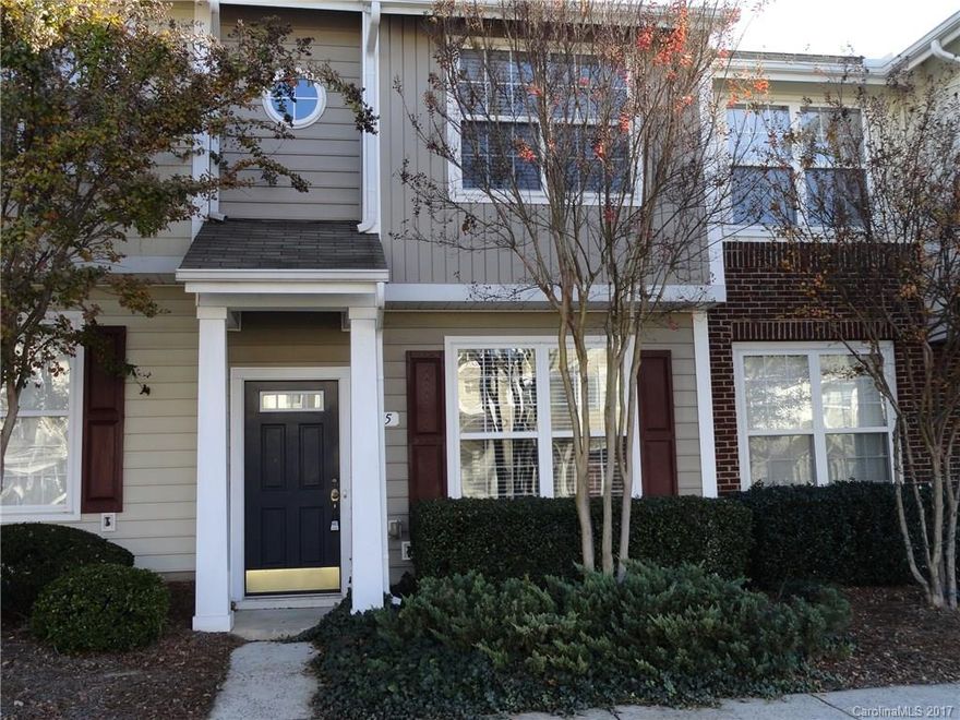 Beautiful townhome in an amazing location! Waterstone is a great community to live in!  Close to restaurants, interstate, and airport.  Located in desirable Fort Mill School System!  Like New!  Everything freshly painted! Brand new floors (carpet upstairs, lovely laminate hardwoods main level).  New roof in 2011.  Community amenities include a large pool and playground. No yard maintenance!