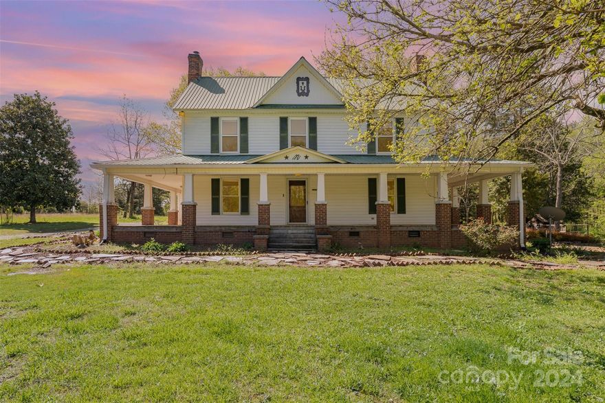 Check out this amazing farmhouse on a whopping 46 acres! With 3 bedrooms and 2 bathrooms, it's got all the space you need. This home is bursting with CHARM! From the cozy rooms to the rustic vibes, you'll fall in love with the character here. The possibilities are truly endless!! Schedule your showing and make this one-of-a-kind property yours!