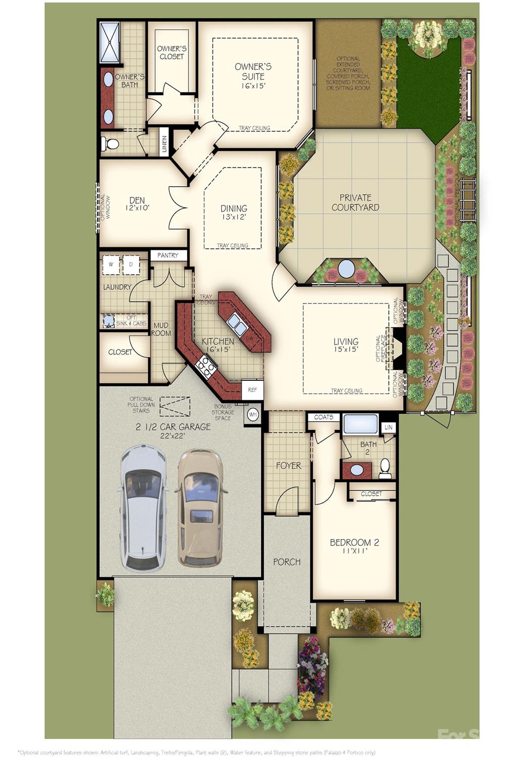 The Courtyards at Lake Davidson - Residential