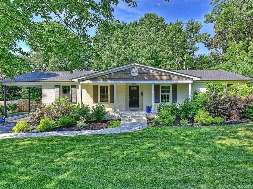 Turn key home with modern updates and a great floorplan.  Home was completely renovated in 2014.  Perfect for entertaining and everyday life with kitchen opening into all of the living areas.  Almost a half acre, private backyard featuring an oversized patio and outdoor fireplace.  Side porch provides covered parking and leads into a dropzone and separate laundry room.