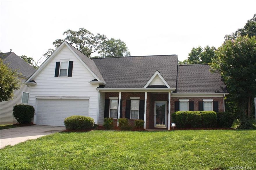 This one is market ready and won't last long. Great open floorplan offering Master on the main plus 2 Bedrooms and a huge bonus room on the upper level. Seller has just had the interior freshly painted, new wall to wall carpet has been installed. Enjoy spending time in the Kitchen again! Rich Cherry Cabinets, center island and smooth black appliances. Great location close to shopping and interstates. Move in ready home in a pool community!!