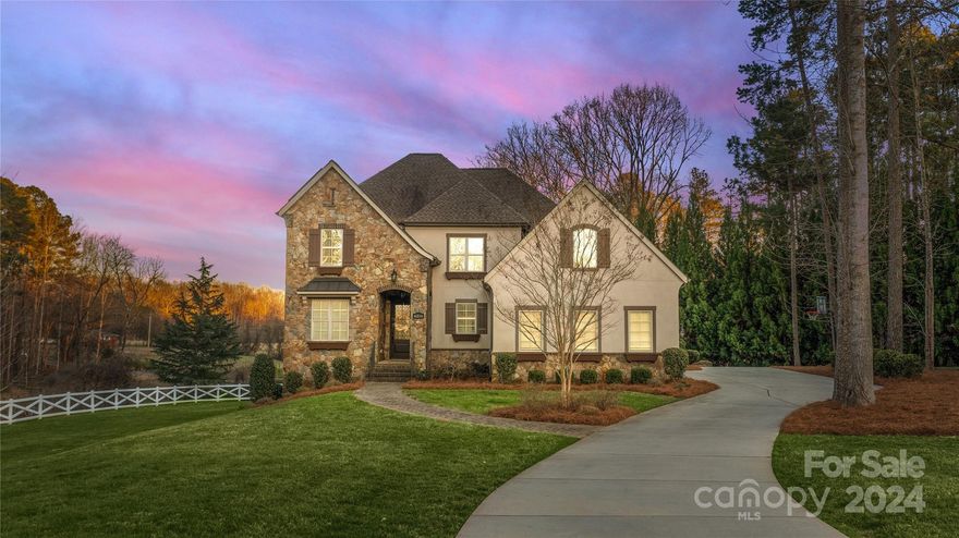 Fall in-love w/Cheval!!! This Equestrian community offers rolling fields & pastures, Equestrian facility, creeks, walking trails, & Stunning LUXURY homes. Nestled in the Village of The Meadows. This Luxury home located in the cu-de-sac, w/views of rolling pastures & winding creek. Sitting on just under an acre (.91), this home has it all. Open floor plan, KT w/large island, high-end SS appliances, walk-in pantry & home management room. Stackable sliding glass doors on screen porch opening outdoors to inside. Primary on main level w/huge custom closet system, dual vanities & large walk-in shower. Office on main level w/sliding barn door for privacy. Full daylight basement w/BR & full bath, large laundry room on basement level, rec room w/wet bar, billiards area, theater & 2nd office area. Walkout paver patio makes this basement perfect for entertaining. Flex/bonus room upstairs. 3 car garage w/epoxy floors. Energy savings Solar Panels. This is a fantastic opportunity to live in Cheval