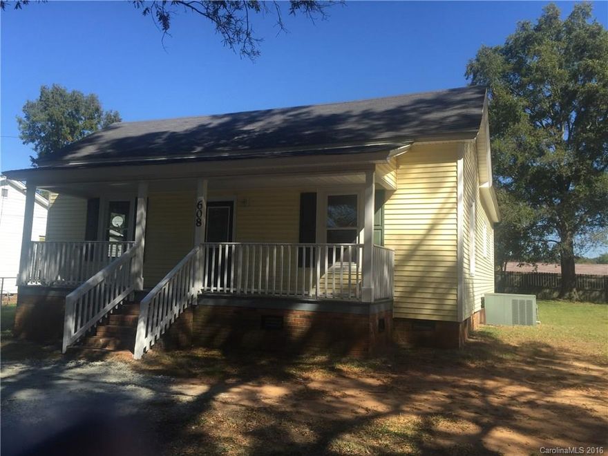 Looking for a cute house with large rooms.  This is a 3 bedroom, 2 full bath home waiting for a new owner.  Sit on your front porch and enjoy the fall weather. HVAC is only 2 years old per seller.  Don't miss out.  Will not last long.