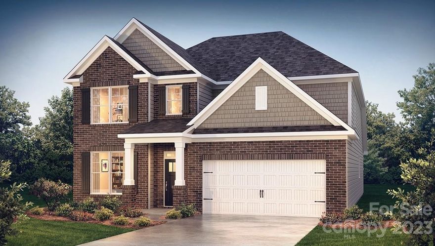 Just 3 miles away from DT Hendersonville the Windsor is a dream home featuring 4bd/3.5 ba + 2 car garage, w/ master bedrm on main level (17'5" X 13'1") & loft (14'4" X 13'4") w/ 2 bedrooms & bath plus a mini suite upstairs. The floor plan configuration includes a foyer, w/a formal dining room, & an open kitchen area w/ an island that serves as the center stage between the breakfast area & family room. The kitchen is equipped with SS gas range, microwave & dishwasher. Interior 9' ceilings are decorated by white crown molding & wainscoting in the foyer & dining area. The laminate wood floors expand seamlessly throughout the main floor including the master bedroom, and ceramic tile flooring is included in all bathrooms and laundry room. The upstairs features 3 bedrooms & 2 full baths with loft. Smart home system is included together w/ stainless steel Whirlpool appliances. The community includes a Clubhouse, Pool, Fitness Center, playground, & dog park.
FHA/VA and 1031 Exchanges Welcome!