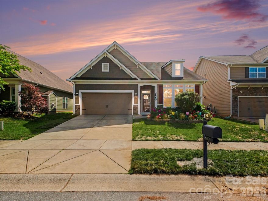 Must see custom home with large open floor plan that has been beautifully maintained. There are spaces for relaxing, entertaining and growing. Ten foot ceilings. Kitchen has granite counter tops, custom cabinets, pantry, and large island bar great for cooking space and entertaining. Large laundry room with utility sink.  Finished two car garage. Primary bedroom is on main level with tray ceilings, walk in shower, and custom shelving in the closet. Private bedroom, full bath and den area upstairs while the rest of the home is on the main level. The home is freshly painted. Pretty landscaped flower garden at entrance. Back porch has a gazebo, fire pit and wood burning fireplace. Taexx built in pest management system. The back yard is fenced in with black wrought iron. Quick access to major roadways, malls, shopping, dining and entertainment.