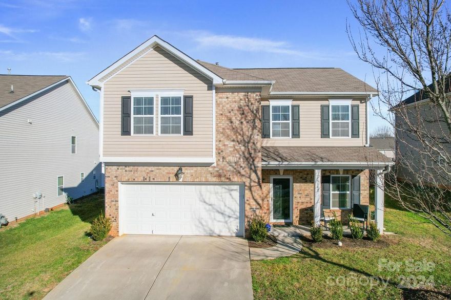 Nestled in the serene neighborhood of Hucks Landing in Charlotte, this exquisite home is a perfect blend of elegance and comfort. With its open-concept design, this LIKE NEW home features 3-bedrooms, 3-bathrooms and a spacious loft, perfect for memorable entertainment and gatherings. The kitchen boasts state-of-the-art appliances and granite countertops. Each bedroom offers ample space, enhanced by abundant natural light, while the loft area provides additional flexibility for relaxation or activities. The Primary Bedroom is a true retreat w/large closets, featuring a spa-like bathroom with a soaking tub, double vanities, and a separate shower encased in glass. The home's exterior is equally impressive, with a large yard and patio area. Situated within walking distance to Clarks Nature Preserve & community park, residents can enjoy a range of amenities, including a playground, pickleball and basketball courts, a community garden, a dog park, and more. Come see your new home today!!