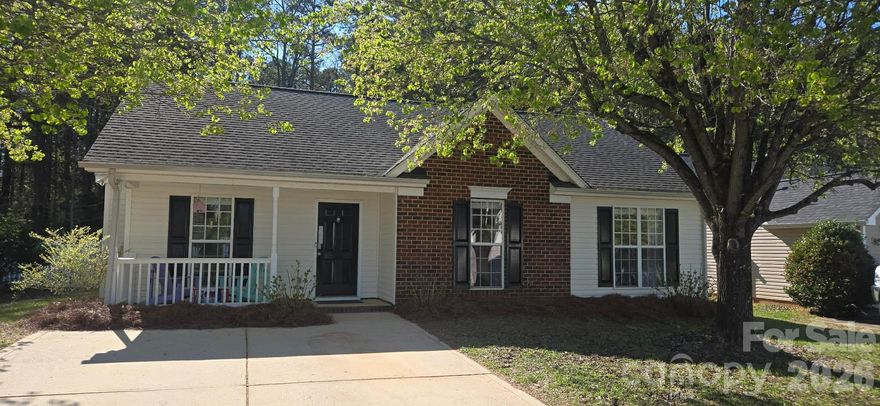 Welcome to 555 Annalinde Lane, where easy one-level living meets style, comfort, and just the right touch of personality. From the moment you step inside, the living room feels bright and airy, highlighted by a vaulted ceiling and a cozy fireplace with gas logs that anchors the space beautifully. The kitchen and bathrooms feature ceramic tile for durability and easy care, while plush carpet throughout the rest of the home adds warmth and comfort underfoot. The primary suite offers a completely different vibe, color-drenched in a rich, deep blue that creates a calming, retreat-like atmosphere, enhanced by custom mouldings and its own vaulted ceiling for added dimension and charm. Out back, the fenced yard is ready for pets, play, or peaceful evenings, and the freshly painted 12x20 deck is perfect for entertaining or unwinding at the end of the day. A storage shed provides the extra space you need for tools and outdoor essentials. Enjoy neighborhood amenities including a clubhouse, pool, and playground, all while benefiting from low South Carolina taxes. Whether you're stepping into homeownership or simplifying your lifestyle, this inviting ranch delivers comfort, character, and a space that truly feels like home.
Professional Photos coming soon. Showings start Sat at 9am