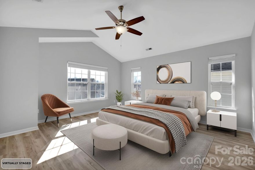 LOCATION, LOCATION, LOCATION! Situated in the heart of Ballantyne and just 3 minutes from The Bowl, this fully updated home offers exceptional convenience and access to top-rated schools. This beautifully refreshed property features 3 bedrooms, 2.5 bathrooms, brand-new quartz countertops, updated bathrooms, fresh touch-up paint, and completely renovated LVP flooring throughout.
If you’ve been searching for a wonderful family-friendly neighborhood paired with a move-in-ready home, this is the one. Don’t miss this incredible opportunity in one of Charlotte’s most desirable areas.