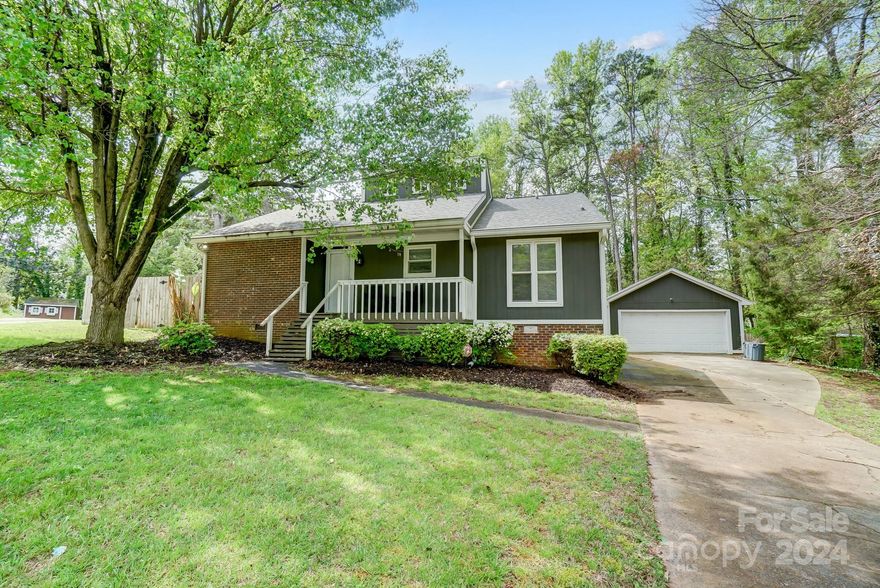 This charming 3 bed, 2 bath contemporary home with loft offers the perfect blend of comfort, style, & functionality. Situated in a tranquil cul-de-sac, privacy and serenity abound in this spacious haven. As you step inside, you'll be greeted by a renovated kitchen, boasting modern appliances, granite countertops, & ample cabinet space. The bathrooms have also been thoughtfully updated. All bedrooms are conveniently located on the main level, offering ease and accessibility. The addition of a loft provides versatile space for a home office, entertainment area, or cozy retreat. This home is designed for both indoor and outdoor living, with LVP flooring throughout ensuring durability and easy maintenance. Step outside to discover a vast fenced yard, perfect for hosting gatherings, gardening, or simply enjoying the sunshine in complete privacy. With a newer roof and HVAC system in place, enjoy peace of mind. And best of all, say goodbye to HOA fees!