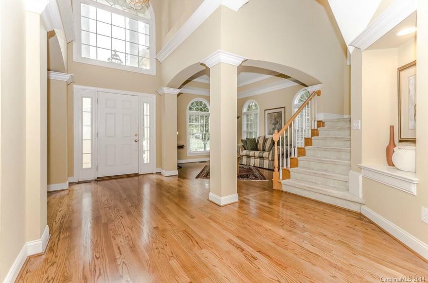 Move-in Ready! 1-Yr. HOME WARRANTY INCL. No HOA Fees! WOW - This home has a bright & welcoming atmosphere. impressive New Hardwood Floors on Main, Guest BR & Full Bath on Main, Dual Staircases, Gourmet Kitchen, New Granite Tops, Stainless Steel Appl., Walk-in Pantry, Luxury Master Suite w/ Sitting Area close to kids bedrooms, Spa Bath,  New 30-yr Corning Roof, 320SF BBQ Deck for Entertainment overlooking large Backyard. Desirable Schools, Swim & Tennis Club, Shopping, (Owner/Agent) Visit today!