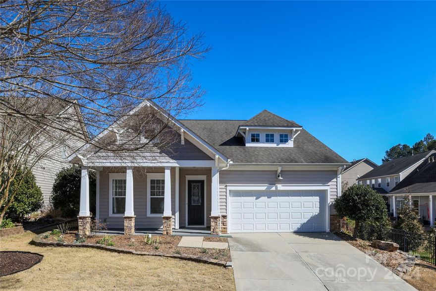 Nestled in a quiet neighborhood, this stunning home offers a serene escape with convenient access to a wide array of shopping, dining, and entertainment options. The kitchen is fully equipped with stainless steel appliances and an oversized island with granite countertops. The bright and spacious dining room offers plenty of natural light, while the living room features a cozy gas fireplace and expansive windows that overlook the backyard.The master suite is a luxurious retreat with an en-suite bathroom featuring a double vanity, garden tub, and separate shower. The home has walnut hardwood floors, and the carpet was replaced just two years ago and remains in pristine condition. An additional room on the main floor can be used as an office or a bedroom and the second story includes an en-suite. The backyard is perfect for hosting outdoor gatherings. House is equipped with central vacuum.