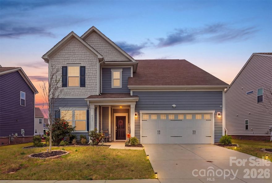 Welcome home to this stunning, move-in-ready two-story residence designed for modern living. The heart of the home is a true chef’s kitchen, featuring elegant white cabinets, gleaming granite countertops, a gas stove, and premium stainless steel appliances. Beautiful wood flooring flows throughout the main level, which conveniently includes a guest bedroom and a full bathroom—perfect for visitors.
Upstairs, you’ll find a versatile loft and a spacious master suite providing a private retreat. The home is equipped with high-end upgrades, including a whole-house water softener with a Reverse Osmosis (RO) system.
Step outside to an extended backyard lined with privacy trees, offering a peaceful outdoor escape. Located in a top-rated school district with quick access to US-74 and I-485, your commute to Uptown Charlotte or the Airport is a breeze. Whether you're heading to Carowinds, catching a game at a major sports venue, or exploring nearby greenways, this home puts you at the center of it all. Come See it today.