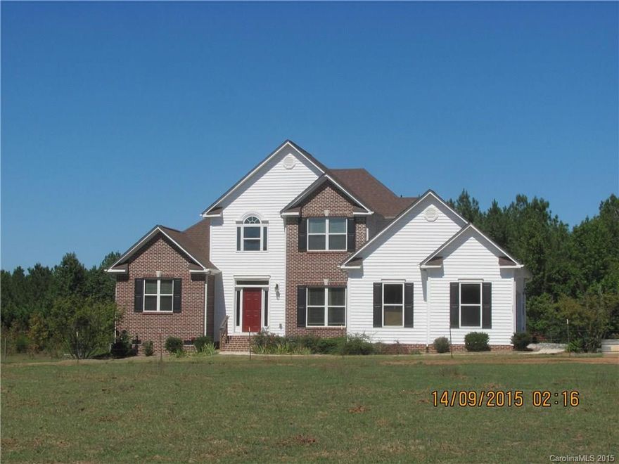 Horse lover's dream! Beautiful country home blt 2013. 15 ac, 2 stall barn, in ground pool, large dk & sm pond. Custom design w/tons of upgrades. Hardwoods, tile, oiled bronze faucets, granite counter tops, butcher block isl, dbl oven and s/s appliances. Mstr down w/lrg sitting area. Jetted tub, tile shower, lg walk-in closet. Windows galore, pastoral setting. Stone f/p. 3 beds up w/walk-ins. Pocket-door ba. Gourmet kit -tons of counter space, walk-in pantry. 2 Stry entry. 7ac pasture/7ac wooded.