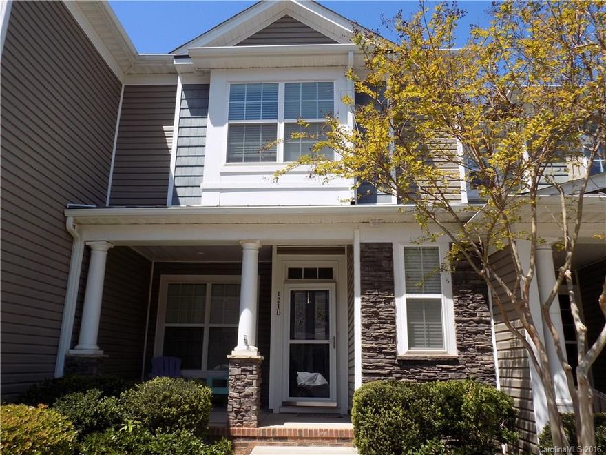 Beautifully maintained townhome in wonderful pool community. Huge kitchen with great breakfast bar area. Hardwood flooring downstairs. Two master bedrooms up. Detached garage with remote. Conveniently located near shopping, hospital, Lowes Headquarters,Lake Norman and Interstate 77.