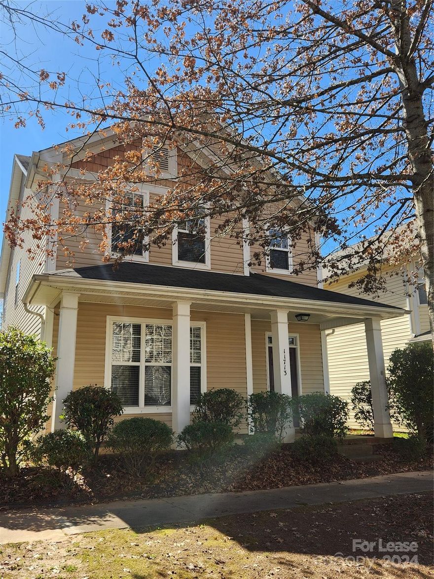 Enjoy this adorable 3 bed, 2.5 bath, 2000 sq. ft. home with an awesome location in the Tanners Creek community!  This home offers a beautiful floor plan ideal for entertaining, featuring formal living & dining rooms accented with upgraded molding. The open family room is punctuated with a fireplace and TV niche. With a view to the family room, the eat-in kitchen boasts ample work space with high-end finishes. Granite counters, oak-stain cabinetry and a stainless steel appliance package add elegance to the space. Upstairs, the primary bedroom is adorned with cathedral ceilings and an en suite bath. Relax in style! The primary bath offers a garden tub, separate shower and dual sink vanity for excellent storage. Two additional bedrooms share a second full bath, completing this spacious home. Minutes to all that the Lake Norman area has to offer including Birkdale! Enjoy nearby Latta Plantation or Stephens Road Nature Preserve or float around Lake Norman—lake access is just up the road!