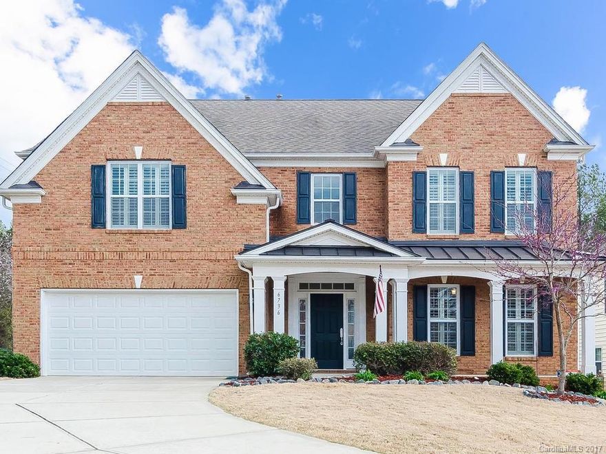 Gorgeous five bedroom home w/large bonus room!! Guest room/office/1st floor. Crown molding, gourmet kitchen, granite counters, gas log fireplace, full bath/main. FOUR full baths. Large, fenced, and flat backyard w/deck and patio for entertaining. Upgraded fixtures throughout home. Plantation shutters, hardwoods on main (just refinished), tile in bathrooms, & laundry. Laundry on 2nd floor. Walking distance to amenities! Special Financing incentives available on this property from Sirva Mortgage.