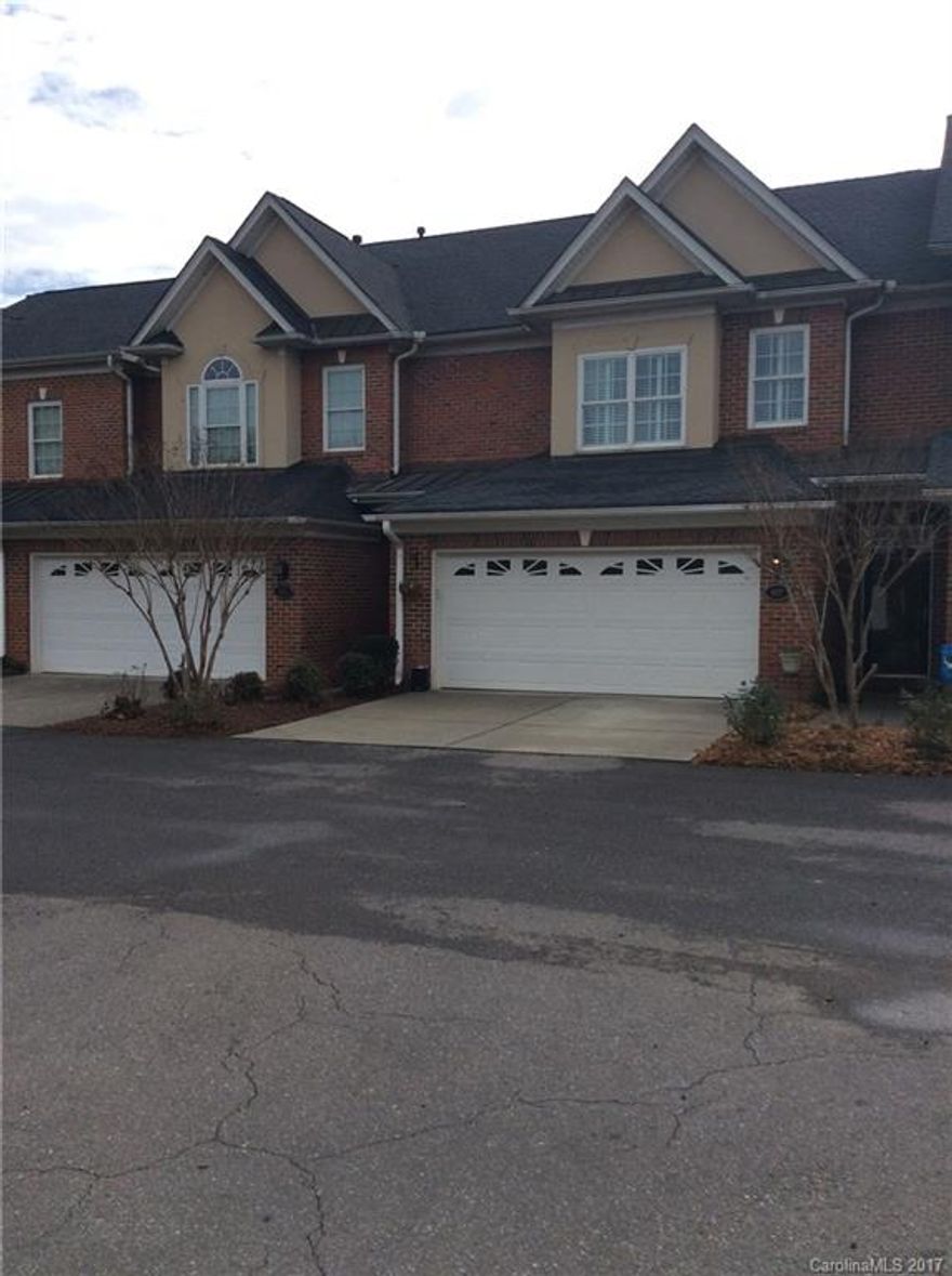 Waterfront Townhome in a Gated Community.  2 Stories of living space with a 2 car garage.  Home has fresh paint, 9' ceilings, plantation shutters, new light fixtures, new tile floors, granite and backsplash. Amenities in this private neighborhood include: Pool, Tennis Courts, Clubhouse, Playground and Lawn Maintenance.  The location is great and the Fort Mill schools are great.  Seller is providing a Home Buyers Warranty.