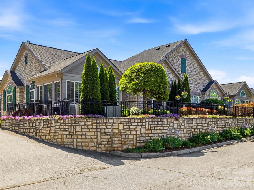 Convenient, Clean & Carefree! This immaculately maintained home is ideally located in The Orchards of Flat Rock, offering easy access to Flat Rock, Hendersonville, and I-26. Designed for low-maintenance living, the community features low monthly HOA fees that include lawn care, exterior home maintenance, clubhouse access, fitness center, and pool—allowing you to truly enjoy a relaxed lifestyle. Inside, the home showcases engineered wood flooring throughout most of the living areas, adding both durability and a warm, upscale feel. The thoughtfully designed floor plan includes 2 bedrooms, a spacious den, and a bright sunroom—perfect for relaxing or entertaining. The living room features a cathedral ceiling and a cozy gas-log fireplace, creating an inviting central gathering space. The kitchen is well-appointed with newer stainless-steel appliances and granite countertops, while the laundry room offers additional storage for everyday convenience. Whether you're searching for a full-time residence in a welcoming community or a low-maintenance second home, this property delivers comfort, quality, and value. Opportunities in The Orchards are limited; don’t miss your chance to make this one yours.