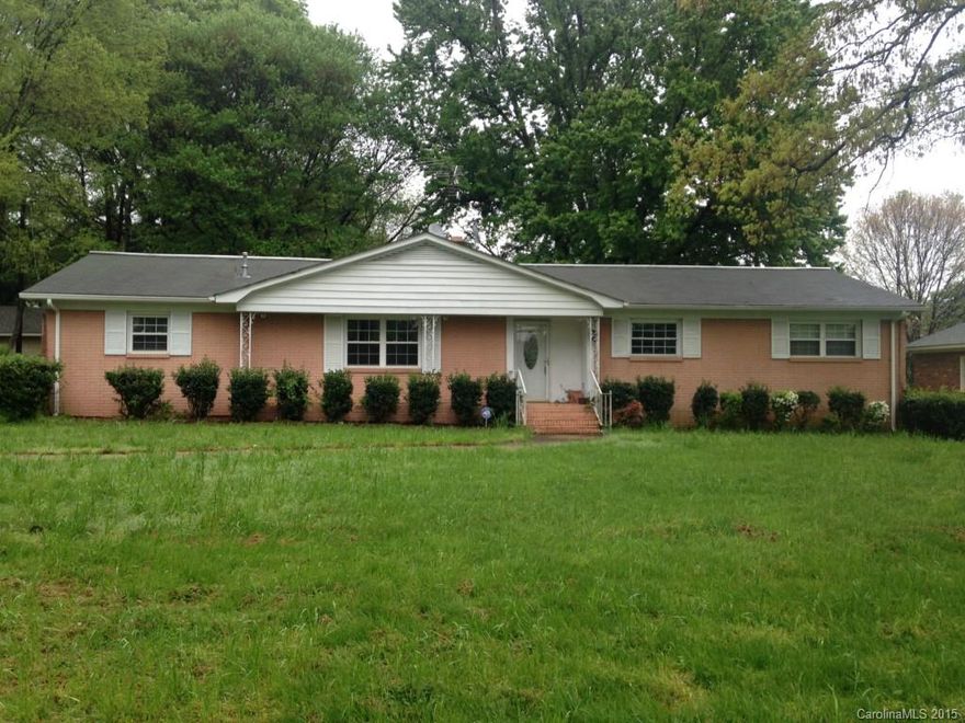 This home will not qualify for VA/FHA/Conventional mortgage loans. Home is sold as is. Great opportunity for a qualified fixer upper or investors. This home is located in a great neighborhood community with a large wooded lot that is level. If you are looking for an investment or fixer upper home project that needs TLC, this home is worth a serious look. Convenient to downtown Charlotte, shopping, 3 parks, 5 private schools.