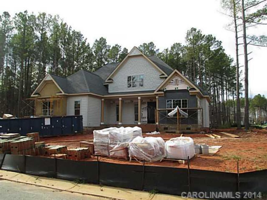 Plenty of space in this lovely 2/Story with 4 bedrooms, 3.5 baths. Master on main with a large walk-in closet. An open island kitchen w/Breakfast nook. Large bonus upper. Open living area & coffered ceiling in dining room. Front porch, rear covered deck, irrigation front & side.  Ready to move in by May 1st.