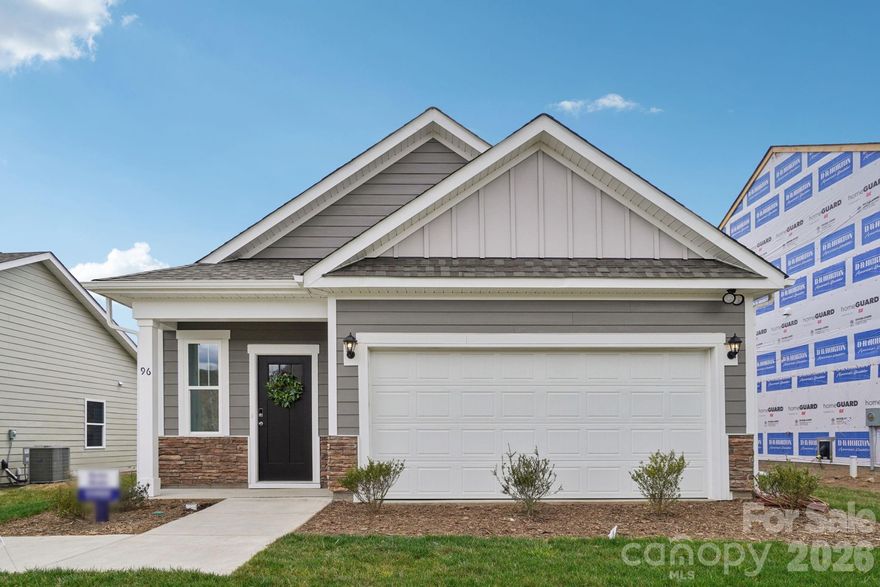 Valley View, a new construction single-family home community awaits you. Nestled in the beautiful Blue Ridge Mountains, and just minutes from both Maggie Valley and Waynesville, you will be captivated by its beautiful surroundings. Enjoy one level living with this new 3 bedroom, 2 full bath floorplan. The living room, dining area and kitchen have an open concept, creating a seamless flow throughout the common areas. The primary bedroom features ensuite bathroom for convenience while the second and third bedrooms have a full bathroom located between them. Step in through the front foyer with convenient closet and drop off area for shoes, bags, etc and head straight to the main living space. Covered back porch completes this beautiful home. Smart home package included. *Home features are subject to change without notice. Internet service not included. Sq footages are approximate*