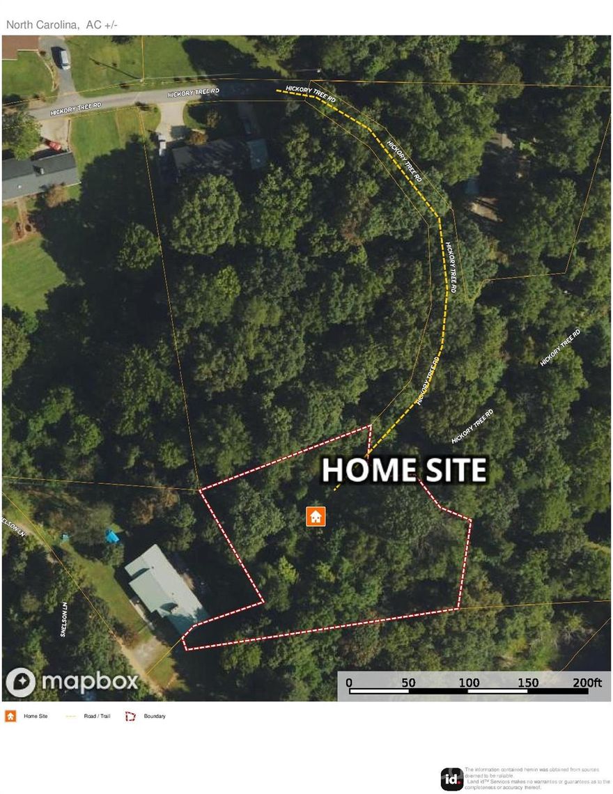 Don't miss out on this private buildable .64 acre lot in East Asheville zoned R-2.  This property sits privately at the end of Hickory Tree Rd with no HOA.  Private and convenient.  Only a short drive to restaurants, shopping and the interstate.   City water is available at the beginning of the 20' deeded right of way as seen in the maps and survey.  Nestle your new home amongst the trees on the gently sloped topography.  Agent is member of selling entity.
