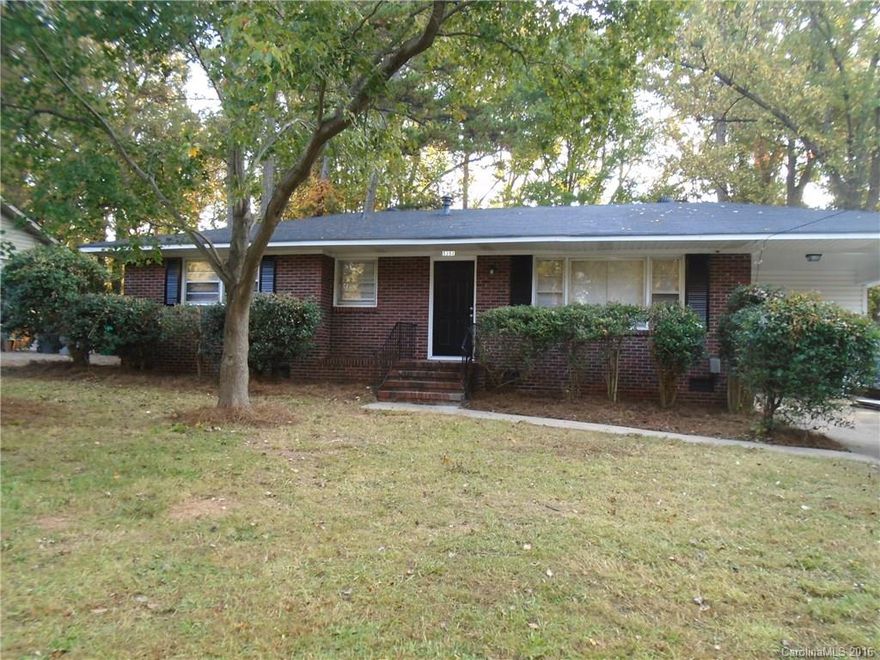 This property is perfect for 1st time home buyers or someone looking to buy and hold! Newly updated 2 bed, 2 bath home located minutes from Uptown and all major arteries for easier commuting in and around Charlotte. Property boasts fresh paint and flooring throughout. Spacious living room with fireplace which is perfect for those cold winter nights. Quaint kitchen with lots of cabinet space, new appliances, eat-in dining and built in shelves. Two spacious bedrooms offer plenty of room!