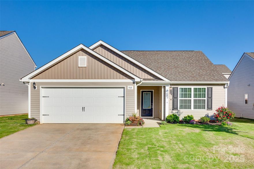 Built in 2022 by LGI Homes, this stunning, well-maintained home offers modern style, energy efficiency, and unbeatable value. Move in with confidence and enjoy a special buyer incentive to assist with down payment, closing costs, or buying down your interest rate. Step inside to find soft-close cabinetry, sleek finishes, and premium builder upgrades throughout. The open floor plan creates a welcoming space for entertaining, while large windows fill the home with natural light. The fenced-in yard is perfect for gardening, pets, or relaxing evenings outdoors. This home is priced better than new construction and ready for its next owner. Schedule your showing today and explore the possibilities this exceptional home has to offer. DISCUSS WITH US ABOUT FREE RATE BUY DOWN / COVERING CLOSING COST - WE WILL BEAT ALL COMPETITION INCENTIVES