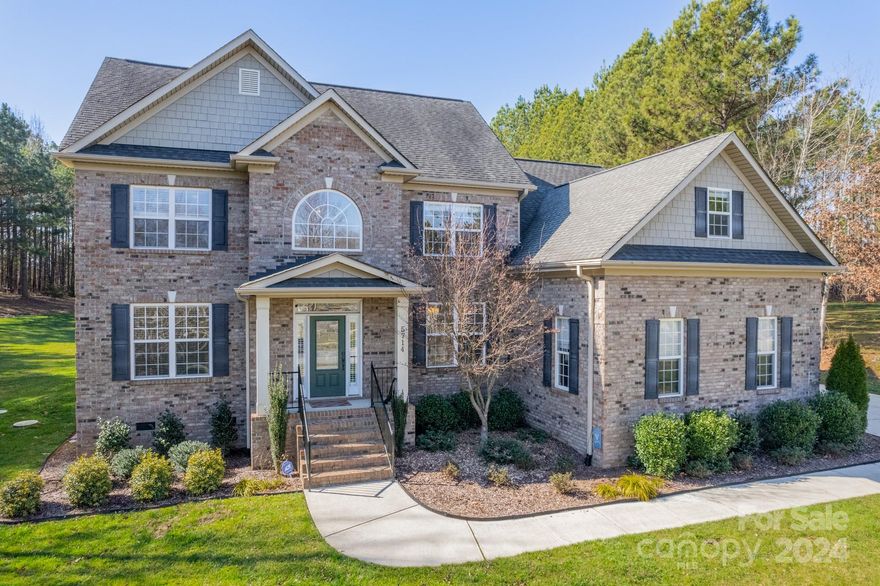 Welcome to this stunning two-story, four-bedroom, four-full bath home nestled in a tranquil cul-de-sac. Boasting spacious rooms & sitting on 1.77 acres, this property offers a perfect blend of comfort & serenity. Step into your own backyard oasis with a pool area that includes a convenient grill space, a tanning deck for relaxation. Work from home in the dedicated office, and retreat to the primary bedroom with an en-suite featuring a soaker tub & a zero-entry shower. Discover versatility in the upstairs with a flex room, perfect for an additional bedroom, workout space, or craft room – the possibilities are endless. Please note, the septic system is designed for four bedrooms, so while this space offers flexibility, it cannot be officially classified as a bedroom. The bonus room upstairs adds versatility, and with proximity to local shops, restaurants, and a short drive to Charlotte-Douglas Airport & Charlotte, convenience meets luxury in this remarkable residence.