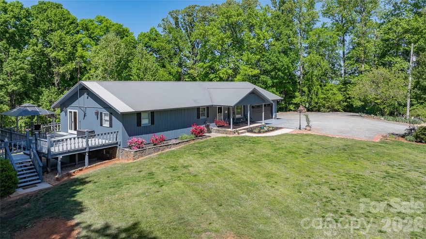 Tucked away on approximately 6.82+/- acres, this private 4-bedroom, 2-bath home offers the perfect blend of space, comfort, and seclusion. Set well off the road, you’ll enjoy peaceful surroundings and room to roam.
Inside, you’ll find beautiful hardwood floors and a functional layout designed for everyday living. The oversized laundry room and spacious pantry provide abundant storage, while the unfinished basement offers endless potential for expansion, a workshop, or additional living space.
The primary bedroom features a massive deck—perfect for morning coffee or unwinding in the evenings while taking in the natural setting. A metal roof adds durability and low maintenance, and the 2-car garage provides convenience and additional storage.
Outside, the property continues to impress with a 24x18 detached building complete with a concrete floor and power—ideal for a workshop, hobby space, or additional storage. The beautifully landscaped front yard adds to the home’s curb appeal and creates a welcoming first impression.
If you’ve been searching for privacy, acreage, and a home you can make your own, this property is a must-see.