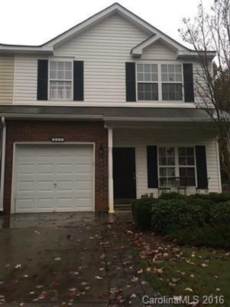 I-77 South, exit 85 toward Fort Mill; Left on SC 160; Right on US 21; Right onto Rapids Rd; Left on Tail Race Lane; townhome on left. Sign in yard.
