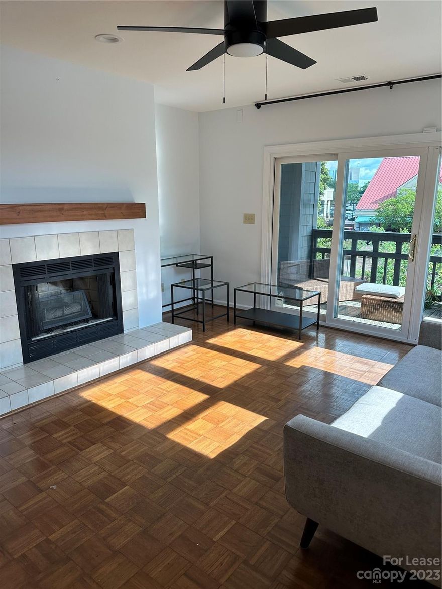 Lakeshore Village Condo, which sits facing water. End unit with patio which runs length of unit.  Access to patio and water from both master bedroom and living room.  Two full baths, dining room,  sunken in living room, laundry room with 3 bedrooms.  Plethora of restaurants and shopping; centrally located by UNCC and Lynx Blue Line train.
Lots of natural light with windows on three sides of unit. Tenants responsible for water, gas, electricity. Credit check, background check, proof of funds, and application fee ($55) required for tenants above 18.