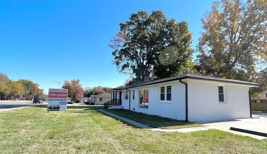 Completely remodeled office building for lease and ready for you to make your business dreams a reality! This office building offers tons of office and meeting space for you. A huge beautiful kitchen with a full size refrigerator and tons of storage. There is plenty of parking and a sidewalk for clients or guest to walk around to the front door. Located right on Celanese with plenty of road frontage to advertise and attract clients! Come check out this space today!