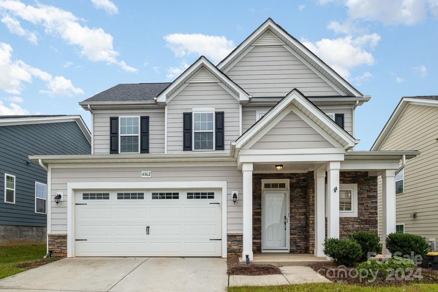 Seller is open to a rent to own offer. Call listing agent for more information. 
This move-in ready gem in the Kellswater Bridge neighborhood offers a spacious floor plan and BRAND NEW carpet upstairs! The modern kitchen includes stainless steel appliances, ample cabinet space, and a convenient island for prepwork. Kannapolis is known for its small-town charm paired with modern amenities. This home is just a 10-minute drive to the revitalized downtown area, offering an array of retail, restaurants, and entertainment, including the 16-acre Village Park with an amphitheater, playground and splash pad. Commuters will love the proximity to I-85 and easy access to Charlotte. With affordable living and exciting growth in the area, Kannapolis is the perfect place to call home. Don’t miss out on this opportunity – schedule your showing today!
