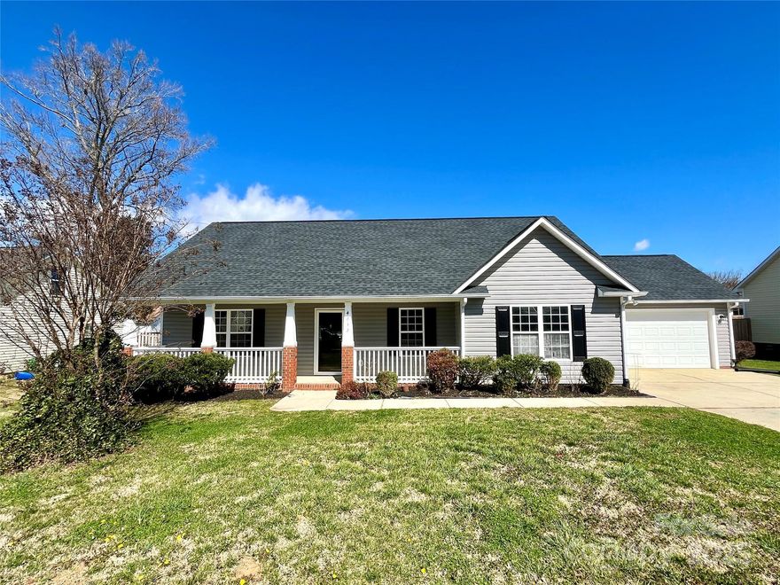 Welcome to this lovely ranch style home in sought after Chelsea Woods, right near a bustling part of Rock Hill and moments away from Charlotte! This home has been beautifully remodeled with beautiful white cabinets, gray LVP flooring, new SS appliances, and black hardware and lighting in the kitchen area and the bathrooms! Outside, a large backyard is perfect for entertaining guests along with a full wood fence and a refurbished shed! The two car garage also adds to the storage options for you. Come see this one today, it won't last long!
