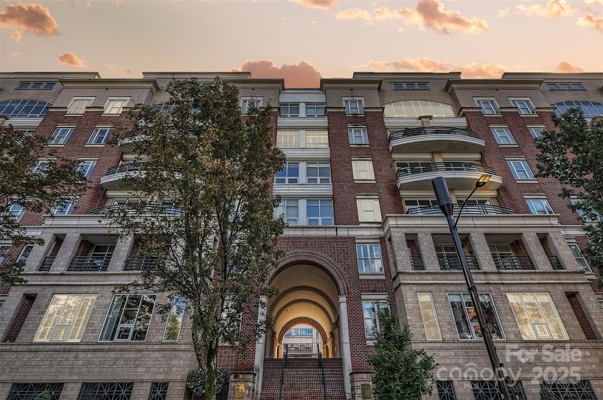 If you’ve been searching for the ideal blend of city living and upscale comfort, this exclusive 4th Ward condo is ready to impress. Nestled in one of Charlotte’s most sought-after neighborhoods, this sophisticated residence places you just steps from everything—lush parks, shopping, top-tier dining, grocery stores, and even the city’s biggest sporting events.This home features an open-concept layout that’s perfect for entertaining. Floor-to-ceiling windows flood the living area with natural light. A spacious balcony invites you to take in the skyline over morning coffee or evening cocktails. The split floor plan offers optimal privacy, with two generously sized bedrooms—each featuring walk-in closets—and ample space to live and work in comfort. This layout supports your lifestyle with effortless grace. Additional perks include two deeded parking spaces and a private storage unit. This is more than a home—it’s a lifestyle.