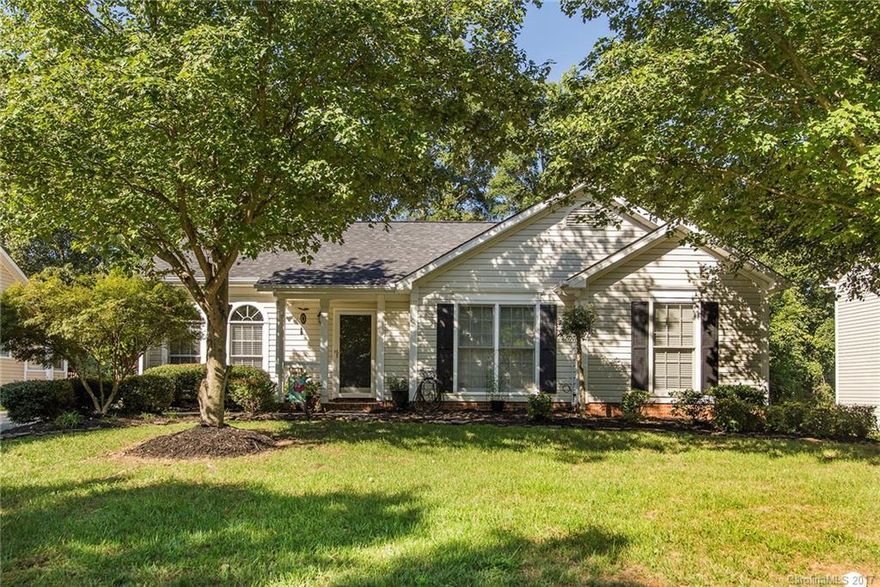 Seller will be receiving all offers until 2pm on Sunday August 27th, 2017. lease call listing agent for any questions. Freshly painted,carpets cleaned and ready for a new owner.The open floorplan is great for letting the cook be involved, at all times. The master bedroom is large and can accommodate a king size bed easily.Home has a new HVAC system in 2015, new roof in 2016, surround sound in GR, large deck and patio, private backyard w/nice storage building. Mature yard w/landscaping.