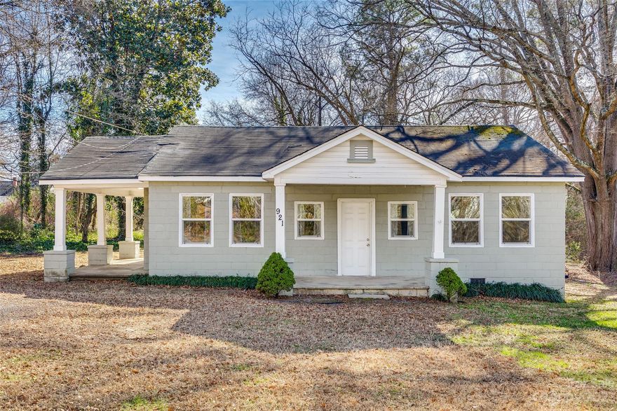 Welcome to this charming 3 bedroom, 2 bathroom home on just over one acre in Gastonia, NC! This well maintained home boasts modern updates, including a new HVAC system, recently updated flooring and electrical systems. The convenience of a new hot water heater and included washer/dryer add to the allure! Step outside and enjoy the 3 porches, all covered and one thoughfully screened for bug-free enjoyment! Situated in close proximity to Lineberger Park, this home offers a blend of natural beauty and recreational opportunities. Enjoy the ease of access to nearby grocery and shopping stores, making errands a breeze.  Don't miss the opportunity to make this home yours. Call me today to set your private tour!