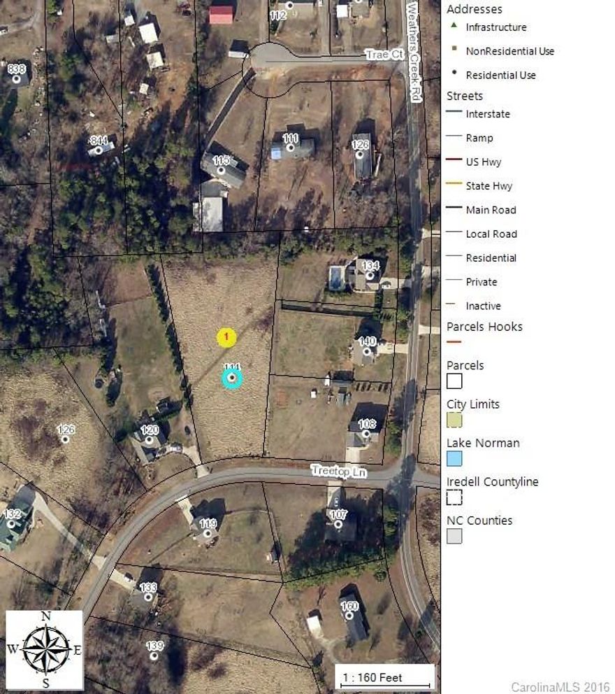 Over an acre and a half ready for your dream home! Great location not far from Mooresville or I-77. Lot will
require septic system (no permit on file) and a well.
